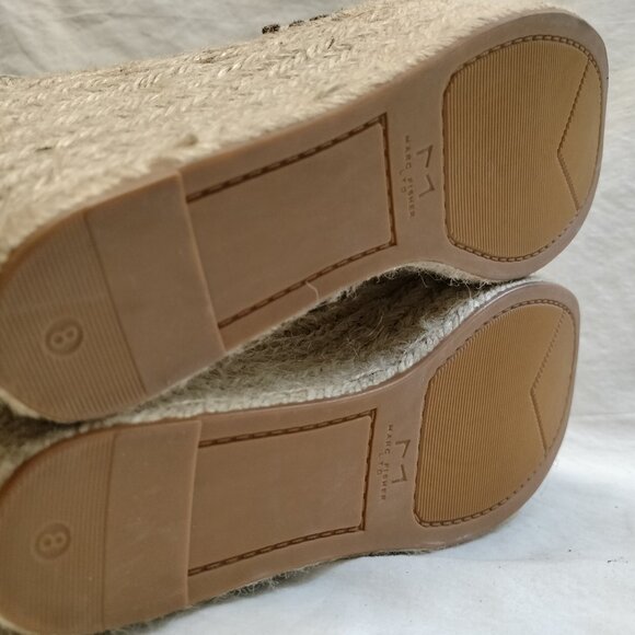 Marc Fisher Alida Espadrille Platform Wedge Sandal NWOT - Picture 8 of 9